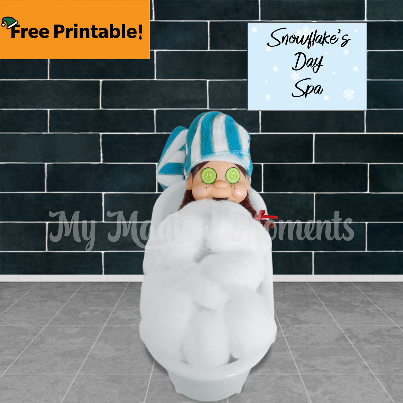 Elf at the day spa