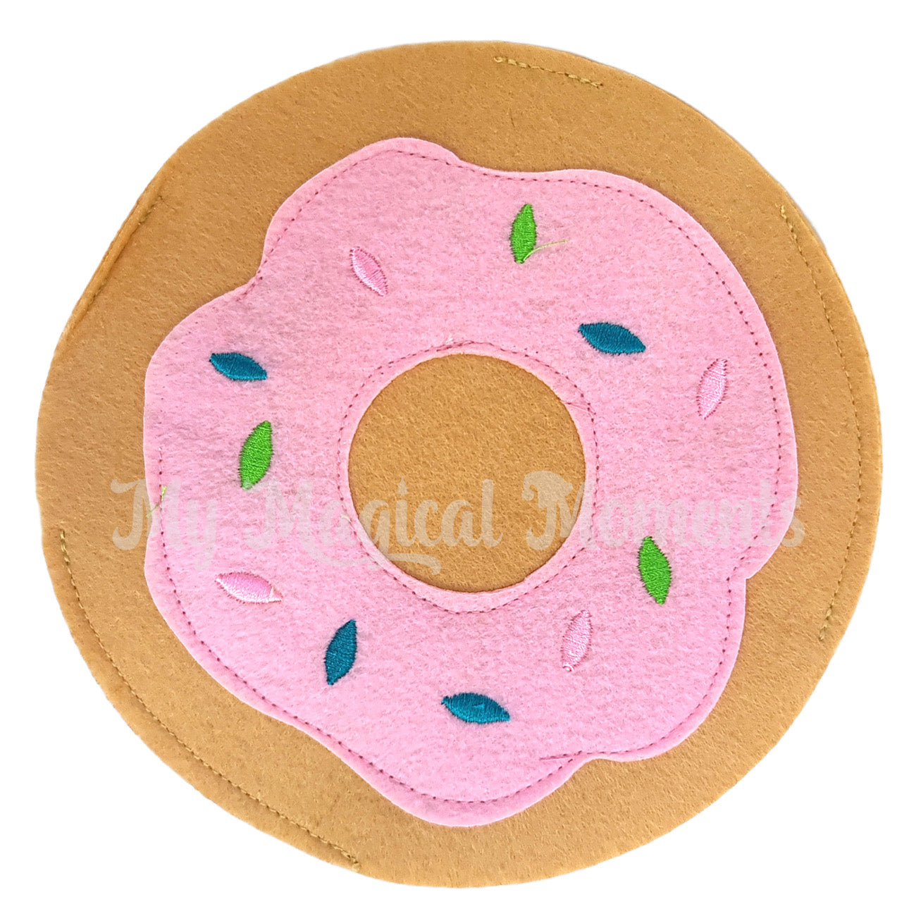 Elf strawberry donut costume with sprinkles