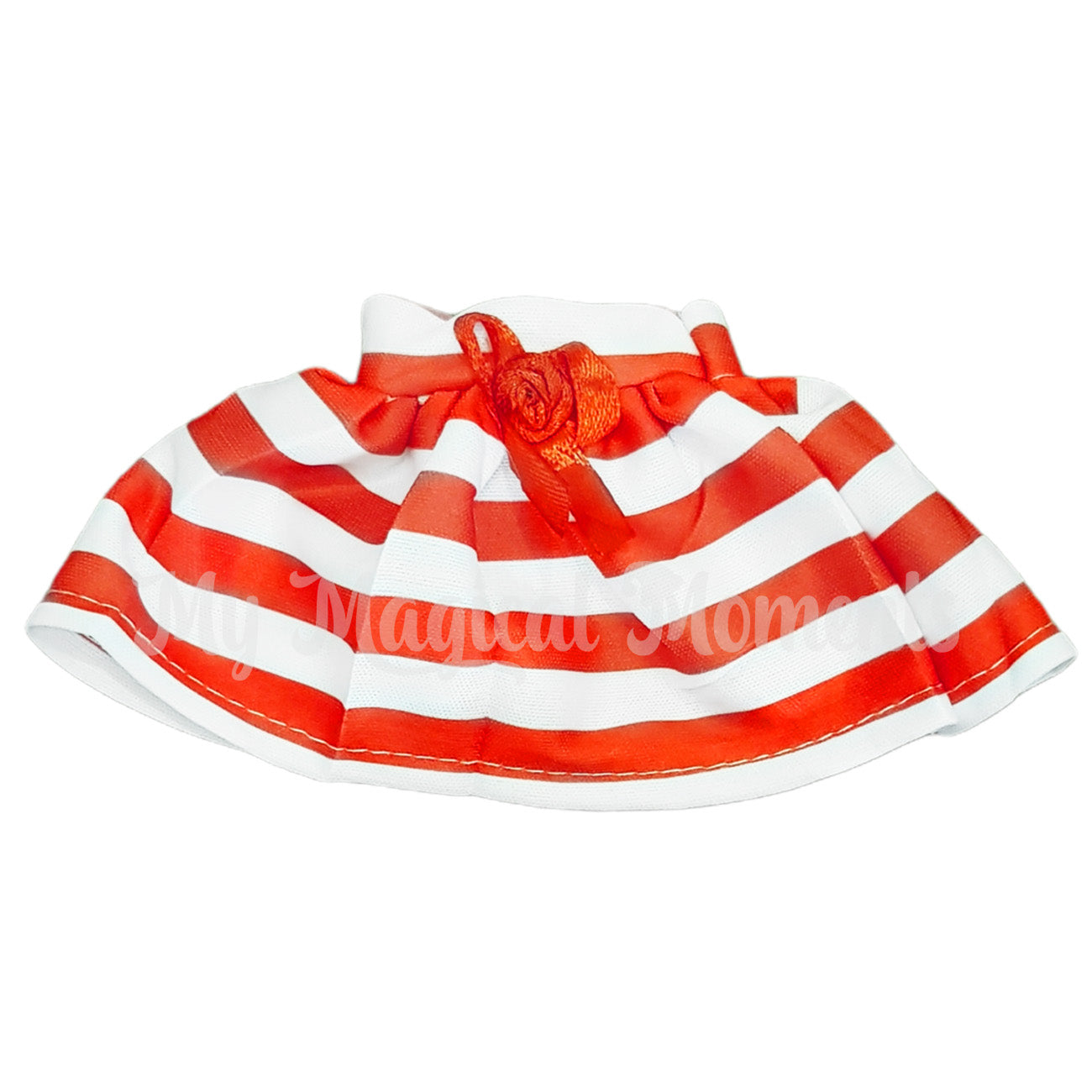 Red and white elf skirt