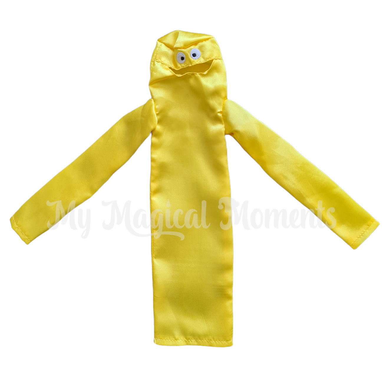 Yellow Wacky waving inflatable costume for the elf
